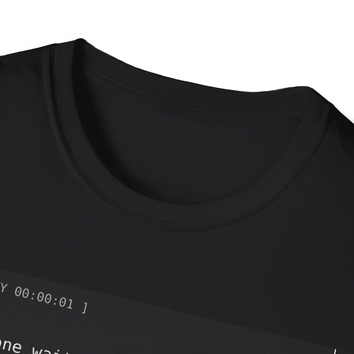 Retro VHS Quote Tee – “Everyone waits…” Unisex Softstyle T-Shirt - Perfect for Creative Thinkers