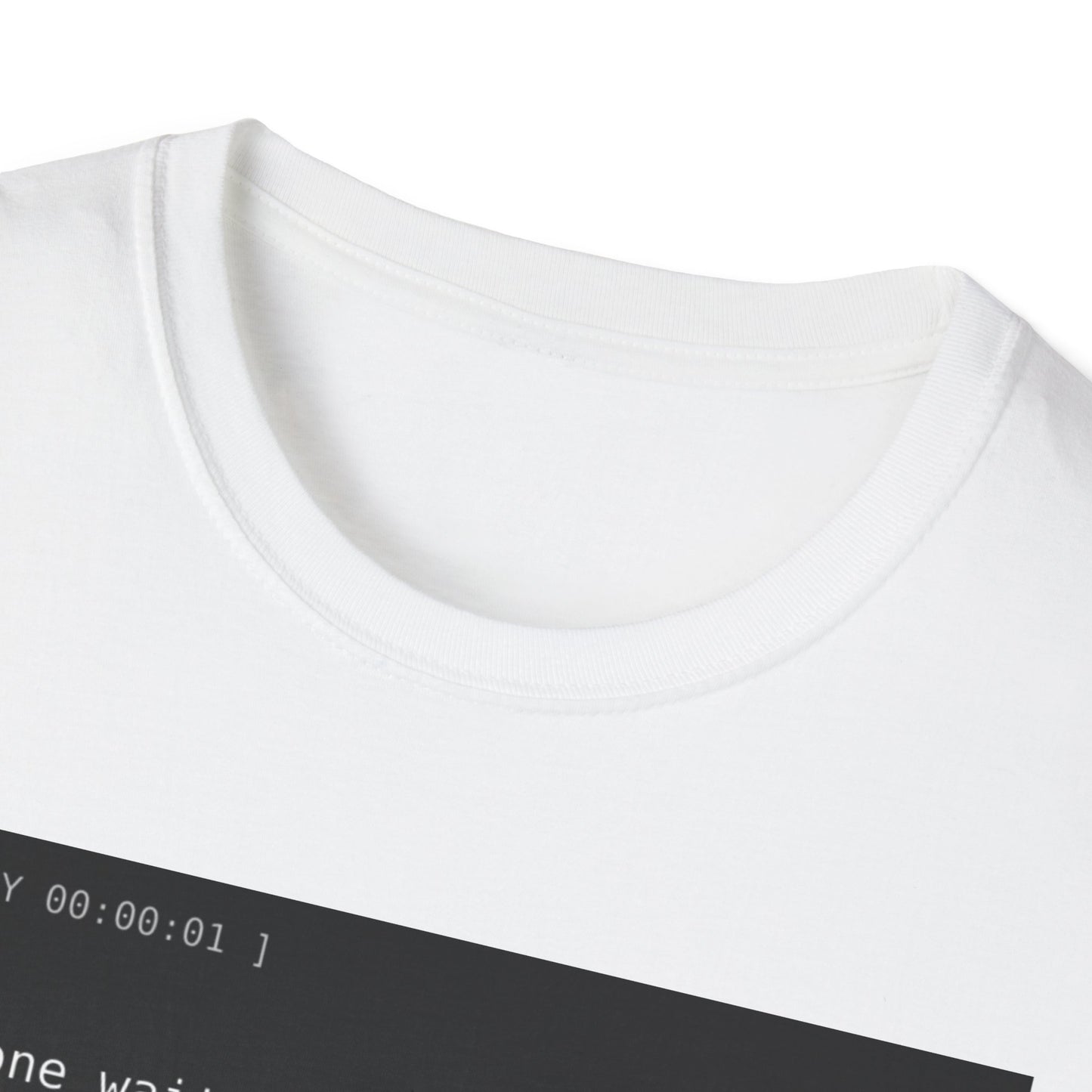Retro VHS Quote Tee – “Everyone waits…” Unisex Softstyle T-Shirt - Perfect for Creative Thinkers