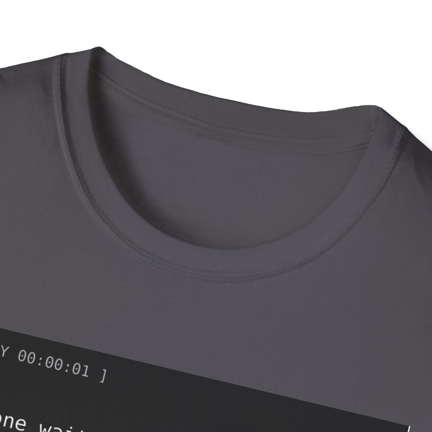 Retro VHS Quote Tee – “Everyone waits…” Unisex Softstyle T-Shirt - Perfect for Creative Thinkers